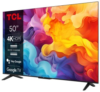 TCL Telewizor TCL 50P655 LED 50" 4K Ultra HD Google TV Dolby Vision DVB-T2 Czarn