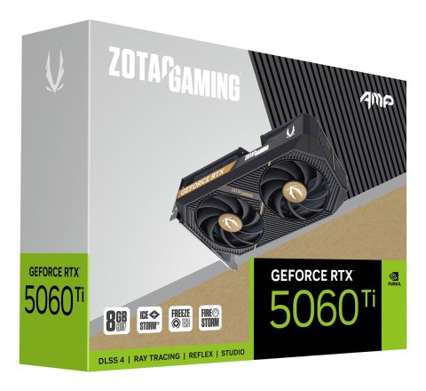 ZOTAC Karta graficzna ZOTAC GAMING GeForce RTX 5060 Ti AMP 8GB ZOTAC Karta graficzna ZOTAC GAMING GeForce RTX 5060 Ti AMP 8GB