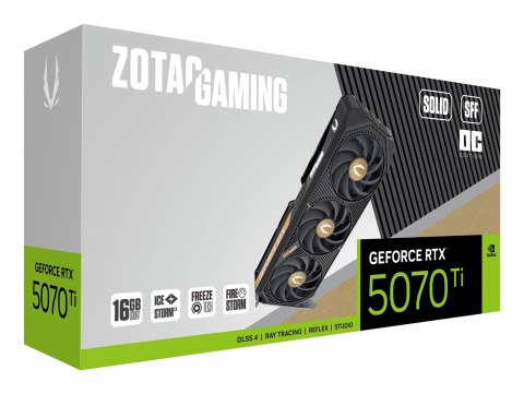 ZOTAC Karta graficzna ZOTAC GAMING GeForce RTX 5070 Ti SOLID SFF OC 16GB ZOTAC Karta graficzna ZOTAC GAMING GeForce RTX 5070 Ti SOLID SFF OC 16GB