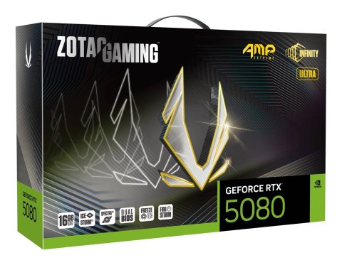 ZOTAC Karta graficzna ZOTAC GeForce RTX 5080 AMP Extreme Infinity Ultra 16GB