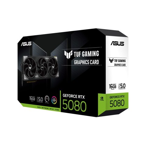 ASUS Karta graficzna ASUS Geforce RTX 5080 16GB TUF GAMING ASUS Karta graficzna ASUS Geforce RTX 5080 16GB TUF GAMING