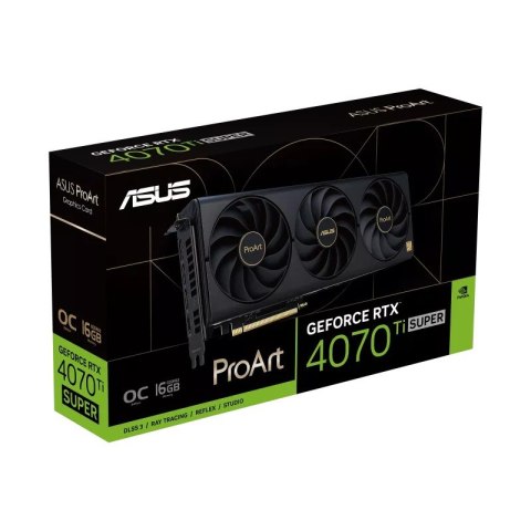ASUS Karta graficzna ASUS ProArt GeForce RTX 4070 Ti SUPER OC 16GB (WYPRZEDAŻ)