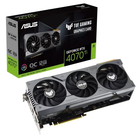 ASUS Karta graficzna ASUS TUF Gaming GeForce RTX 4070 Ti 12GB GDDR6X OC Edition (WYPRZEDAŻ)