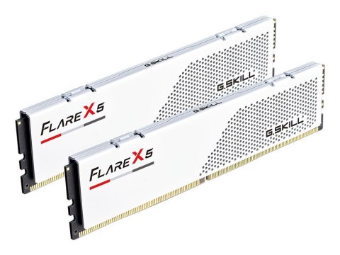 G.SKILL G.SKILL FLARE X5 AMD DDR5 2X32GB 6000MHZ CL28 EXPO WHITE F5-6000J2836G32GX2-FX5W