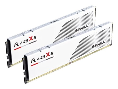 G.SKILL G.SKILL FLARE X5 AMD DDR5 2X48GB 6000MHZ CL30 EXPO WHITE F5-6000J3036F48GX2-FX5W G.SKILL G.SKILL FLARE X5 AMD DDR5 2X48GB 6000MHZ CL30 EXPO WHITE F5-6000J3036F48GX2-FX5W