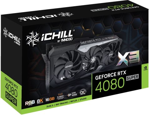 INNO3D Karta graficzna INNO3D GeForce RTX 4080 SUPER ICHILL X3 (WYPRZEDAŻ) INNO3D Karta graficzna INNO3D GeForce RTX 4080 SUPER ICHILL X3 (WYPRZEDAŻ)