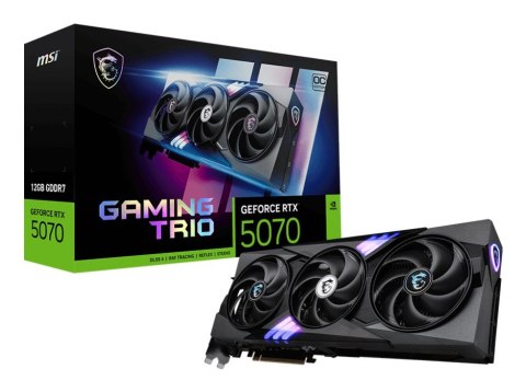 MSI Karta graf. MSI RTX 5070 12G GAMING TRIO OC MSI Karta graf. MSI RTX 5070 12G GAMING TRIO OC