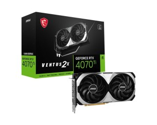 MSI Karta graficzna MSI GeForce RTX 4070 Ti VENTUS 2X 12GB (WYPRZEDAŻ)
