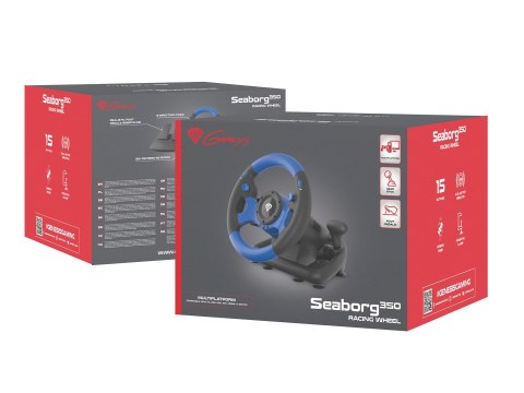 NATEC Kierownica NATEC Genesis Seaborg 350 NGK-1566 (NS, PC, PS3, PS4, Xbox 360, Xbox One) NATEC Kierownica NATEC Genesis Seaborg 350 NGK-1566 (NS, PC, PS3, PS4, Xbox 360, Xbox One)