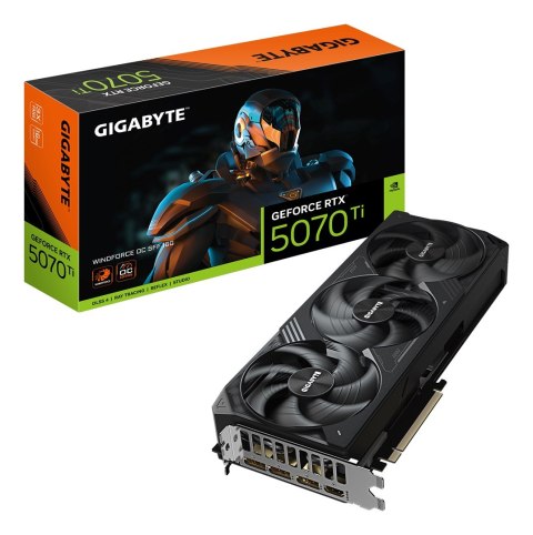 Gigabyte Karta graficzna Gigabyte GeForce RTX 5070 Ti WINDFORCE OC SFF 16GB Gigabyte Karta graficzna Gigabyte GeForce RTX 5070 Ti WINDFORCE OC SFF 16GB