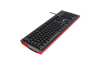 HAVIT Klawiatura gamingowa Havit KB866L (czarno-czerwony)