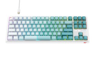 HAVIT Klawiatura gamingowa Havit KB901L (biało-zielony)