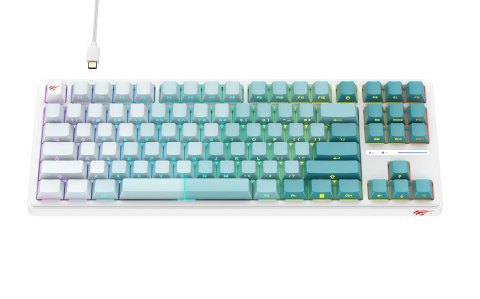 HAVIT Klawiatura gamingowa Havit KB901L (biało-zielony) HAVIT Klawiatura gamingowa Havit KB901L (biało-zielony)
