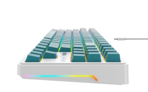 HAVIT Klawiatura gamingowa Havit KB901L (biało-zielony) HAVIT Klawiatura gamingowa Havit KB901L (biało-zielony)