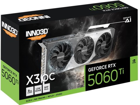 INNO3D Karta graficzna INNO3D RTX 5060 Ti X3 OC 8GB INNO3D Karta graficzna INNO3D RTX 5060 Ti X3 OC 8GB