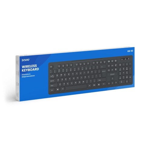 SAVIO SAVIO KLAWIATURA BZPRZEWODOWA KB-02 SAVIO SAVIO KLAWIATURA BZPRZEWODOWA KB-02