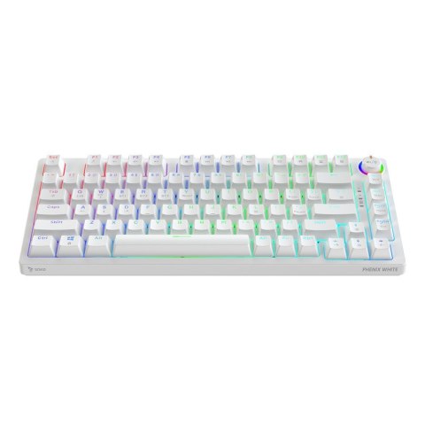 SAVIO SAVIO KLAWIATURA MECHANICZNA BEZPRZEWODOWA PHENIX WHITE GATERON RED PRO ABS SAVIO SAVIO KLAWIATURA MECHANICZNA BEZPRZEWODOWA PHENIX WHITE GATERON RED PRO ABS