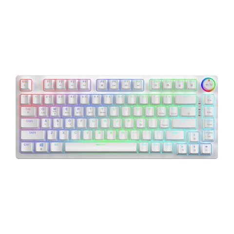 SAVIO SAVIO KLAWIATURA MECHANICZNA BEZPRZEWODOWA PHENIX WHITE GATERON RED PRO ABS SAVIO SAVIO KLAWIATURA MECHANICZNA BEZPRZEWODOWA PHENIX WHITE GATERON RED PRO ABS