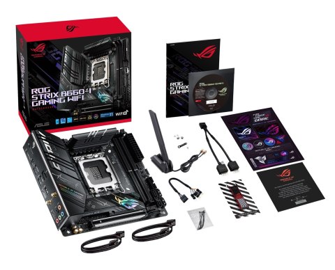 ASUS Płyta główna ASUS ROG STRIX B660-I GAMING WIFI (WYPRZEDAŻ) ASUS Płyta główna ASUS ROG STRIX B660-I GAMING WIFI (WYPRZEDAŻ)