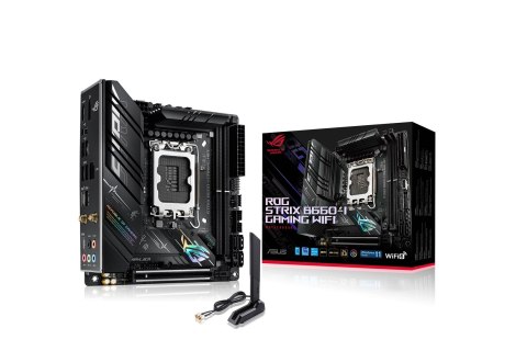 ASUS Płyta główna ASUS ROG STRIX B660-I GAMING WIFI (WYPRZEDAŻ) ASUS Płyta główna ASUS ROG STRIX B660-I GAMING WIFI (WYPRZEDAŻ)