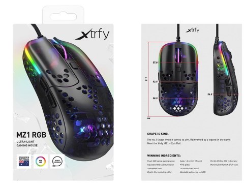 Cherry Xtrfy Mysz dla graczy Cherry Xtrfy MZ1 Zy's Rail (WYPRZEDAŻ) Cherry Xtrfy Mysz dla graczy Cherry Xtrfy MZ1 Zy's Rail (WYPRZEDAŻ)