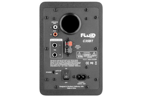 FLUID AUDIO Fluid Audio C35BT - Aktywny 3.5"-calowy dwudrożny monitor referencyjny studyjny z Bluetooth (para) FLUID AUDIO Fluid Audio C35BT - Aktywny 3.5"-calowy dwudrożny monitor referencyjny studyjny z Bluetooth (para)