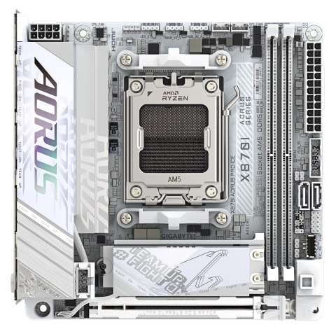 Gigabyte Płyta główna Gigabyte X870I AORUS PRO ICE (WYPRZEDAŻ) Gigabyte Płyta główna Gigabyte X870I AORUS PRO ICE (WYPRZEDAŻ)