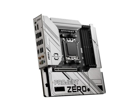 MSI Płyta główna MSI B650M PROJECT ZERO MSI Płyta główna MSI B650M PROJECT ZERO