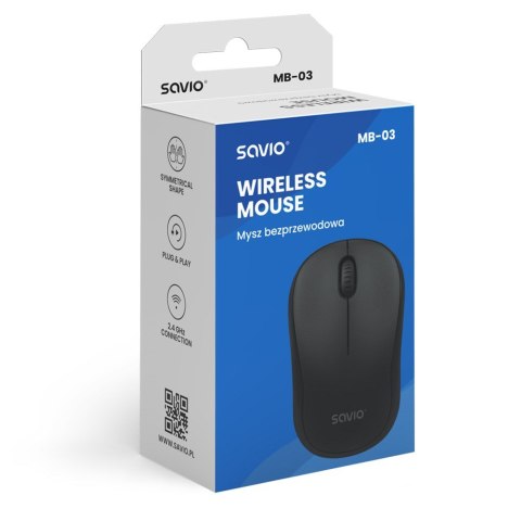 SAVIO SAVIO MYSZ BEZPRZEWODOWA MB-03 SAVIO SAVIO MYSZ BEZPRZEWODOWA MB-03