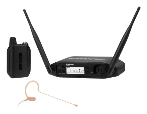 SHURE Shure GLXD14+E/MX53-Z4 - Cyfrowy system bezprzewodowy DUAL BAND z nadajnikiem bodypack i mikrofonem nagłownym SHURE Shure GLXD14+E/MX53-Z4 - Cyfrowy system bezprzewodowy DUAL BAND z nadajnikiem bodypack i mikrofonem nagłownym