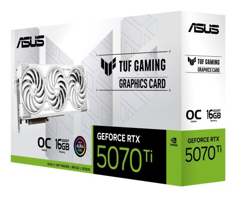 ASUS Karta graf. ASUS TUF GAMING RTX 5070 Ti 16GB OC WH. ASUS Karta graf. ASUS TUF GAMING RTX 5070 Ti 16GB OC WH.