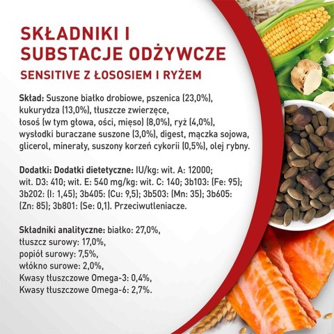 PURINA NESTLE PURINA One Mini/Small Sensitive Łosoś, ryż - sucha karma dla psa - 800 g