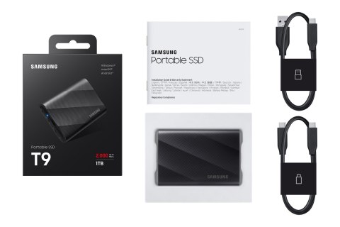 Samsung Dysk SSD Samsung T9 1TB MU-PG1T0B/EU Samsung Dysk SSD Samsung T9 1TB MU-PG1T0B/EU