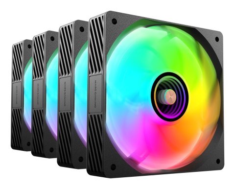 TACENS TACENS MARS MF-SI4KIT FANS 120 ARGB x4 BK- wentylatory+hub+pilot (TACMARS-MFSI4KIT) TACENS TACENS MARS MF-SI4KIT FANS 120 ARGB x4 BK- wentylatory+hub+pilot (TACMARS-MFSI4KIT)
