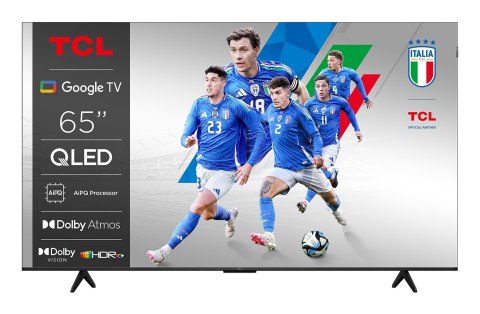 TCL Telewizor TCL 65P79K QLED 65" 4K Ultra HD Google TV Dolby Atmos DVB-T2 Metaliczny