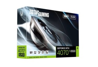 ZOTAC Karta graficzna ZOTAC GAMING GeForce RTX 4070 Ti SUPER Trinity Black Edition (WYPRZEDAŻ)