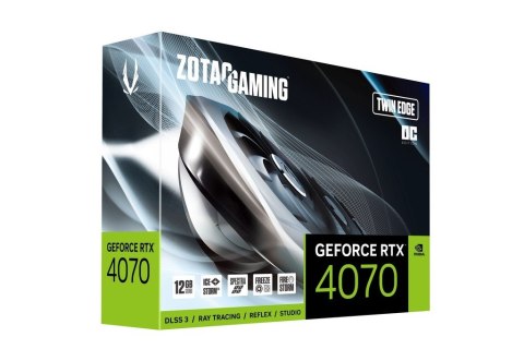 ZOTAC Karta graficzna ZOTAC GAMING GeForce RTX 4070 Twin Edge OC 12GB GDDR6X DLSS 3 (WYPRZEDAŻ) ZOTAC Karta graficzna ZOTAC GAMING GeForce RTX 4070 Twin Edge OC 12GB GDDR6X DLSS 3 (WYPRZEDAŻ)