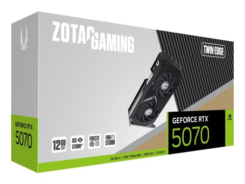 ZOTAC Karta graficzna ZOTAC GAMING GeForce RTX 5070 Twin Edge 12GB ZOTAC Karta graficzna ZOTAC GAMING GeForce RTX 5070 Twin Edge 12GB