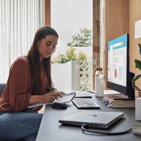 Hewlett-Packard HP AIO ProOne 440 G9 i3-13100T 23.8"FHD 250nits 8GB DDR4 SSD512 UHD Graphics 770 W11Pro 3Y OnSite (WYPRZEDAŻ)