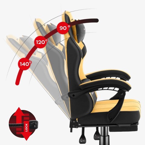 Huzaro Fotel gamingowy Force 3.7 Yellow Huzaro Fotel gamingowy Force 3.7 Yellow