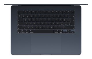 Apple Apple MacBook Air 15,3"Retina 500nit M4 chip with 10-core CPU + 10-core GPU 16GB SSD256 2xTB4 BLKB 1Y Midnight