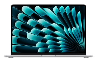 Apple Apple MacBook Air 15,3"Retina 500nit M4 chip with 10-core CPU + 10-core GPU 16GB SSD256 2xTB4 BLKB 1Y Silver