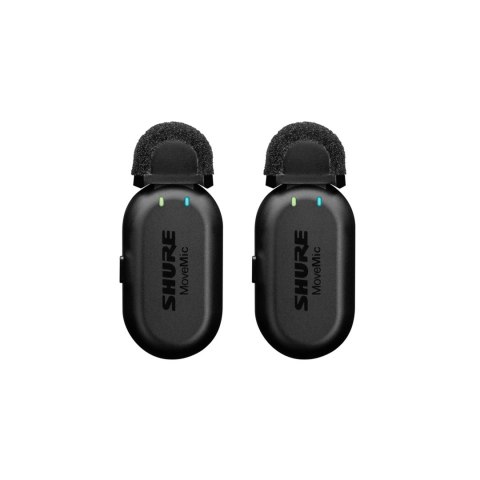 SHURE Shure MV-TWO-Z6 - Dwa bezprzewodowe mikrofony MoveMic MV-LAV, case ładujący (WYPRZEDAŻ)