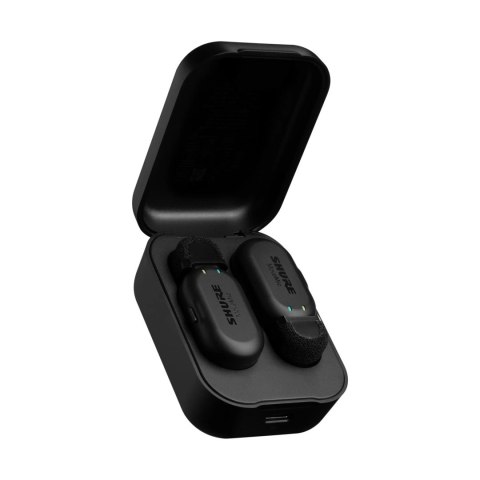 SHURE Shure MV-TWO-Z6 - Dwa bezprzewodowe mikrofony MoveMic MV-LAV, case ładujący (WYPRZEDAŻ)
