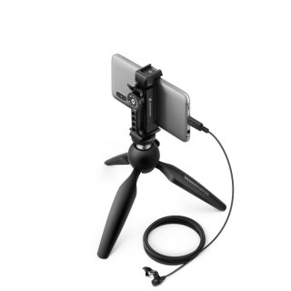 Sennheiser Sennheiser XS LAV USB-C MOBILE KIT - Mikrofon lavalier ze złączem USB-C, ze statywem i uchwytem Manfrotto do smartphona