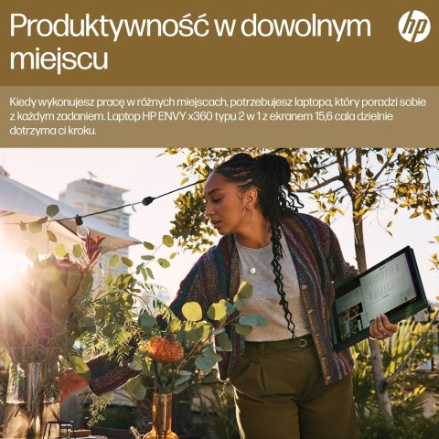Hewlett-Packard HP Envy 15-FH0023DX Ryzen 7 7730U 15.6"FHD Touch 16GB SSD512 BT BLKB x360 Win11 Nightfall Black (REPACK) 2Y (WYPRZEDAŻ)