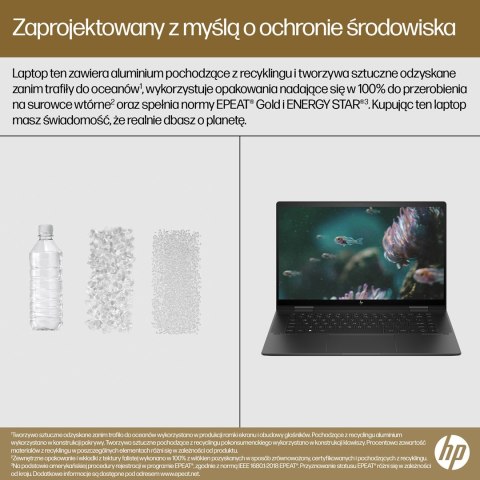 Hewlett-Packard HP Envy 15-FH0023DX Ryzen 7 7730U 15.6"FHD Touch 16GB SSD512 BT BLKB x360 Win11 Nightfall Black (REPACK) 2Y (WYPRZEDAŻ)