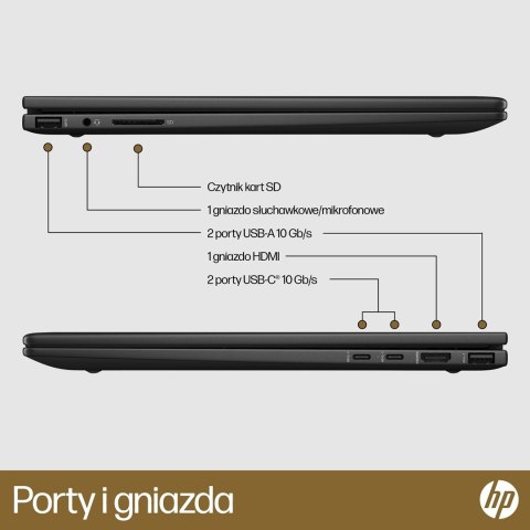 Hewlett-Packard HP Envy 15-FH0023DX Ryzen 7 7730U 15.6"FHD Touch 16GB SSD512 BT BLKB x360 Win11 Nightfall Black (REPACK) 2Y (WYPRZEDAŻ)
