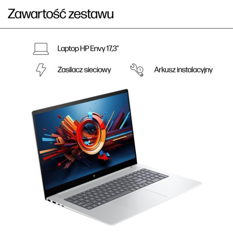 Hewlett-Packard HP Envy 17T-DA000 Ultra 7-155H 17.3"FHD Touch 16GB SSD512 BT Win11 Glacier Silver (REPACK) 2Y