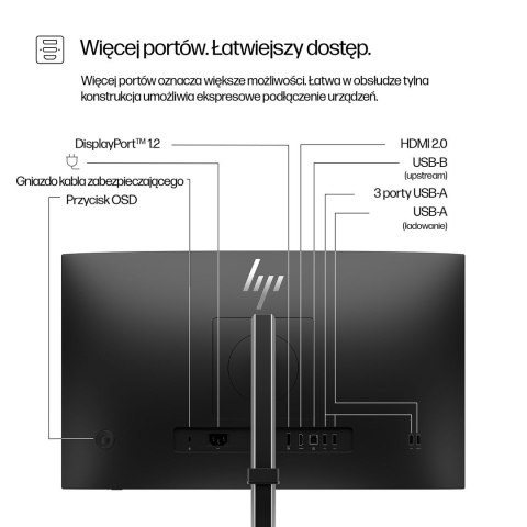 Hewlett-Packard MONITOR HP LED 23,8" S5 Pro 524pf (9D9L6A5)